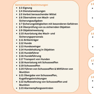 §34a GewO – Kurzreferenz: DGUV V23 – Unfallverhütungsvorschriften (PDF)