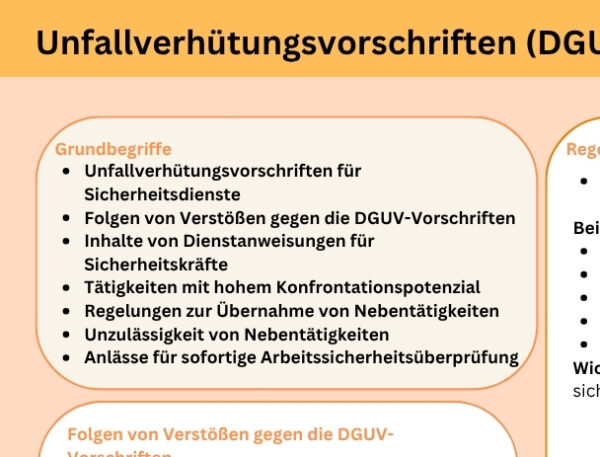 §34a GewO – Kurzreferenz: DGUV V23 – Unfallverhütungsvorschriften (PDF) – Bild 2