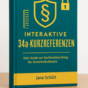 §34a GewO – Interaktive Kurzreferenzen (Hardcover Buch)
